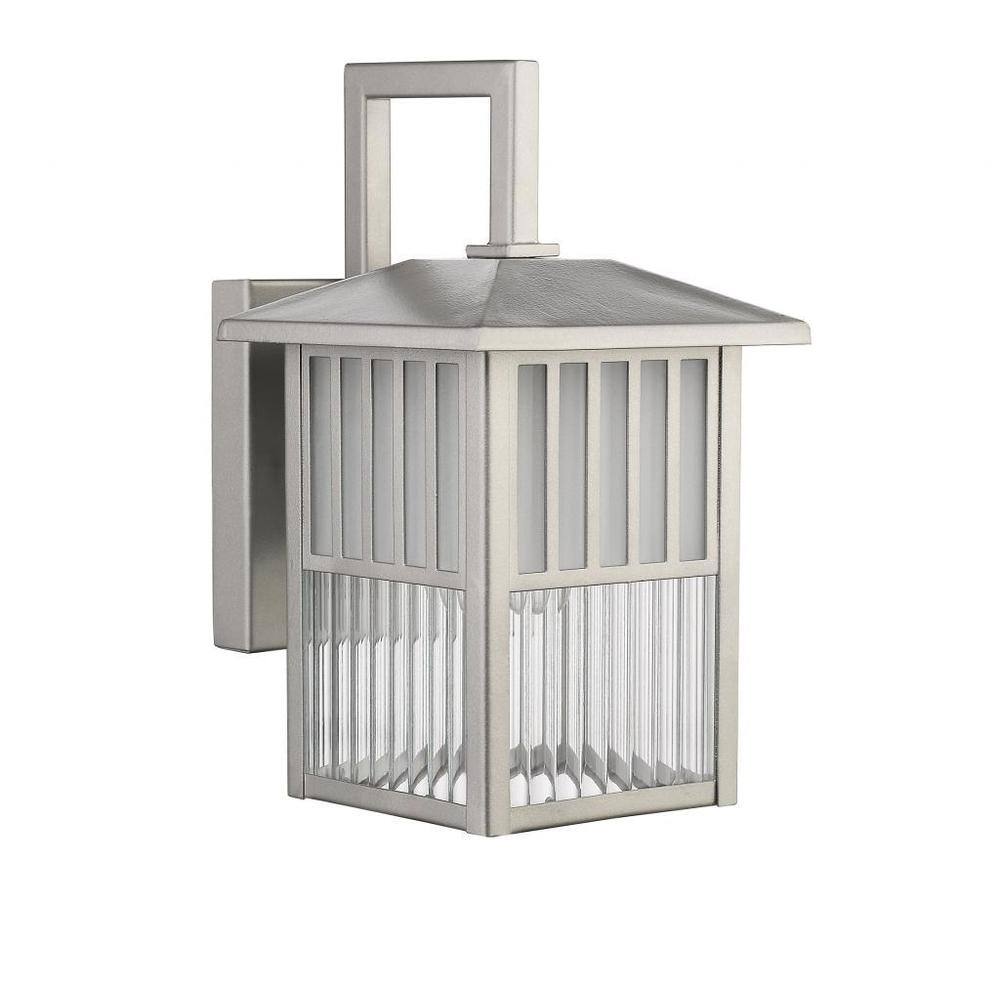 Chloe Transitional 1-light Brushed Nickel Outdoor Wall Fixture