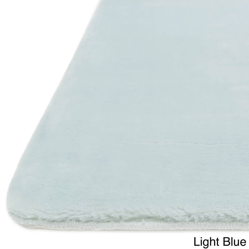 Hampton Plush Bath Rug - 27 x 45 - Light Blue