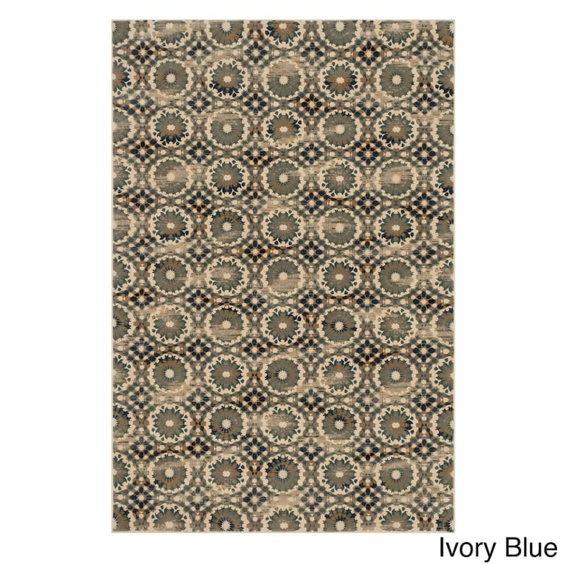 Alexander Home Senna Rosette Area Rug