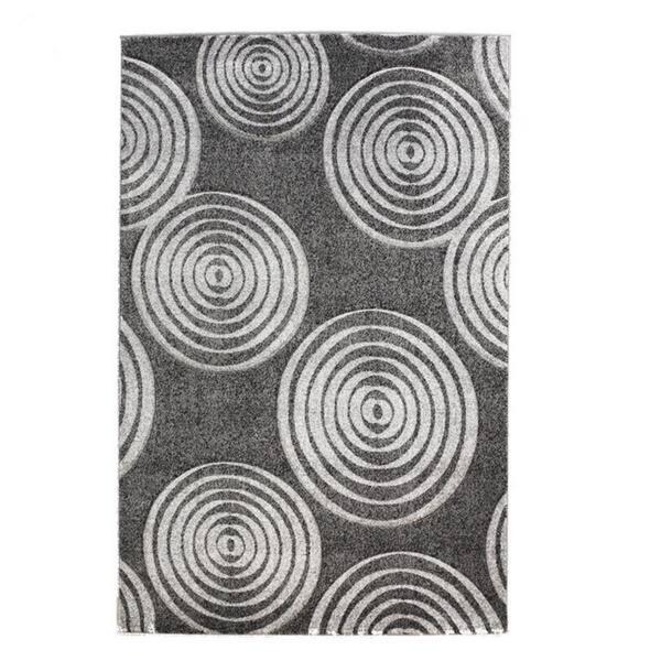 Linon Milan Collection Circles Area Rug