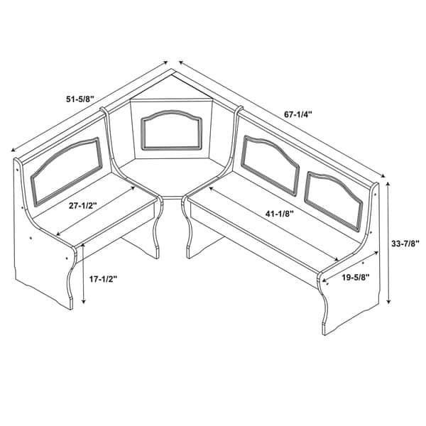 Linon Riki Corner Unit Light Brown Bed Bath & Beyond 9357850