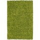 preview thumbnail 1 of 2, Vivid Lime Rectangular Shag Rug (3' 6 x 5' 6) - 3'6 x 5'6