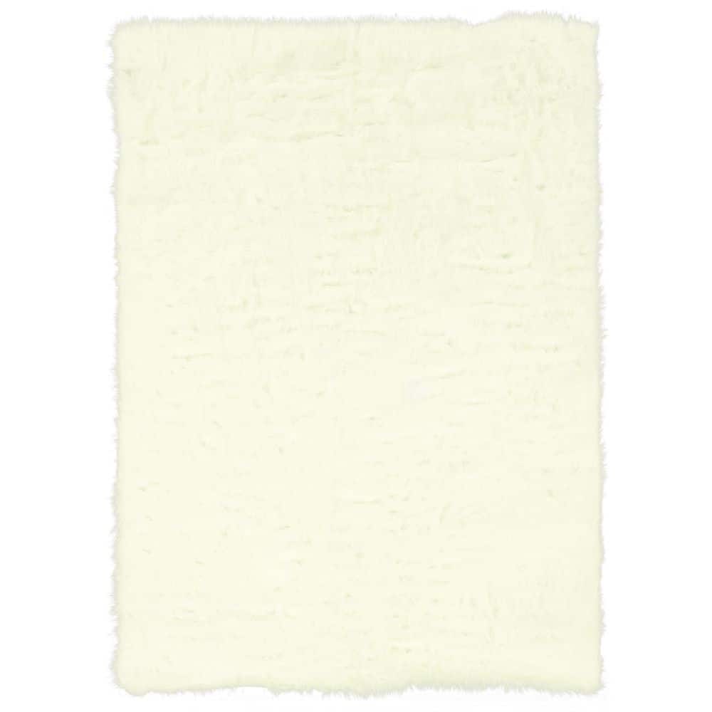 Linon Faux Sheepskin Shag Rug