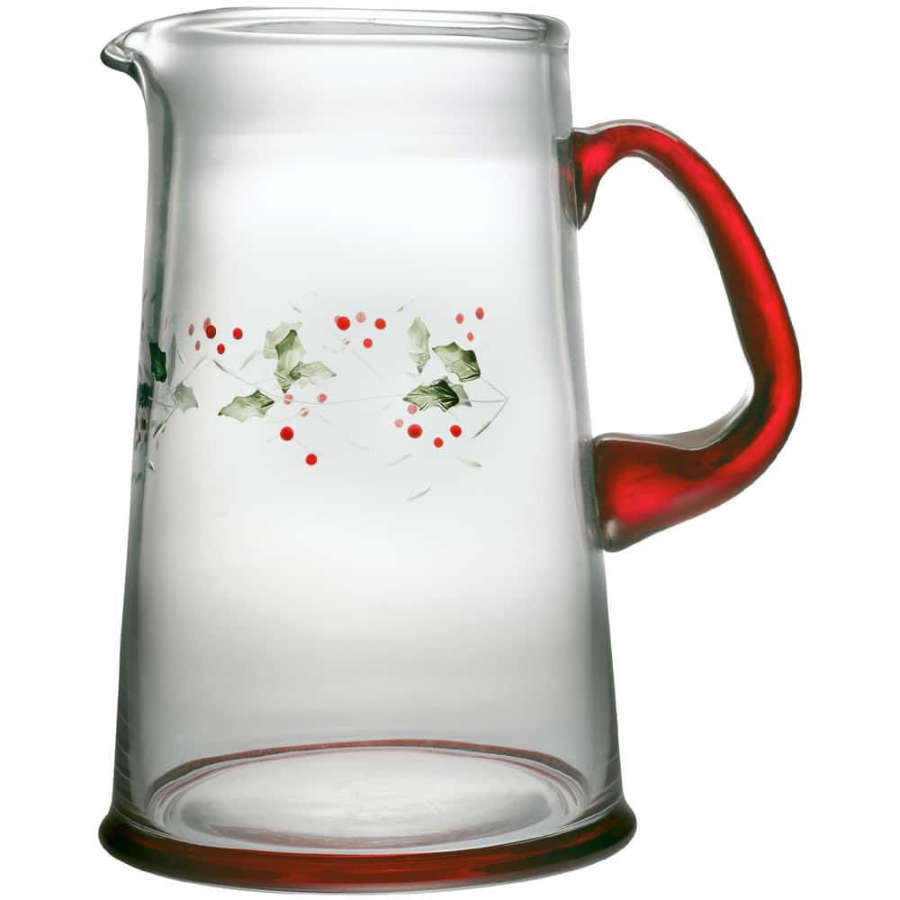 Pfaltzgraff Winterberry 2.5 Qt Handpainted Water Pitcher