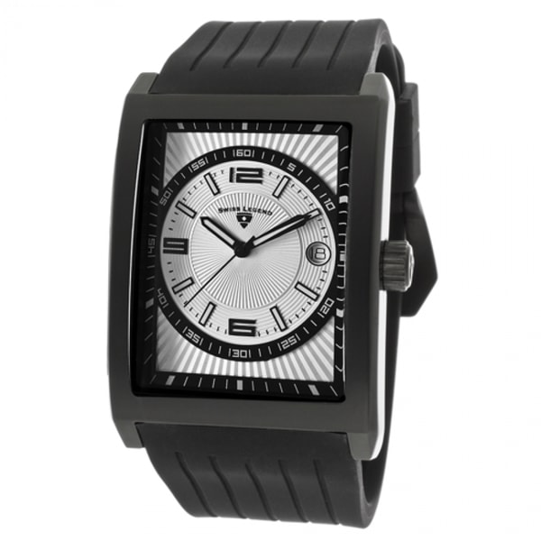 Swiss Legend Mens SL 40012 BB 02S Limousine Silver Dial Black