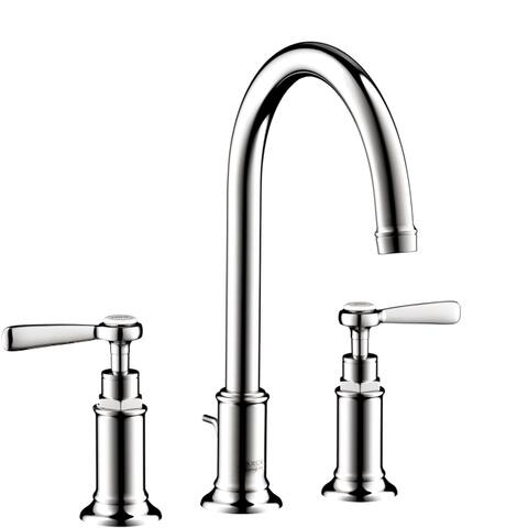 Hansgrohe AXOR Montreux Chrome Widespread Bathroom Faucet with Lever Handle