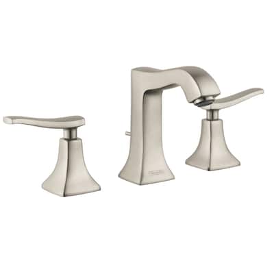 Hansgrohe Metris C Widespread Brushed Nickel Bathroom Faucet
