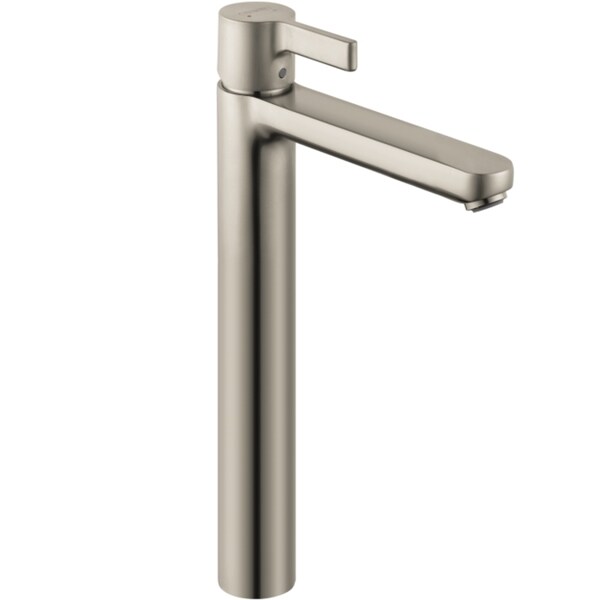 Hansgrohe Metris S Tall Brushed Nickel Single Hole Faucet