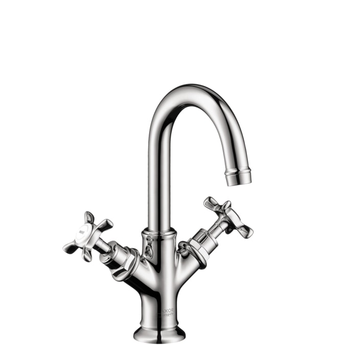 Hansgrohe AXOR Montreux Small Chrome Single Hole Faucet with Cross Handles  Bed Bath  Beyond 9358522