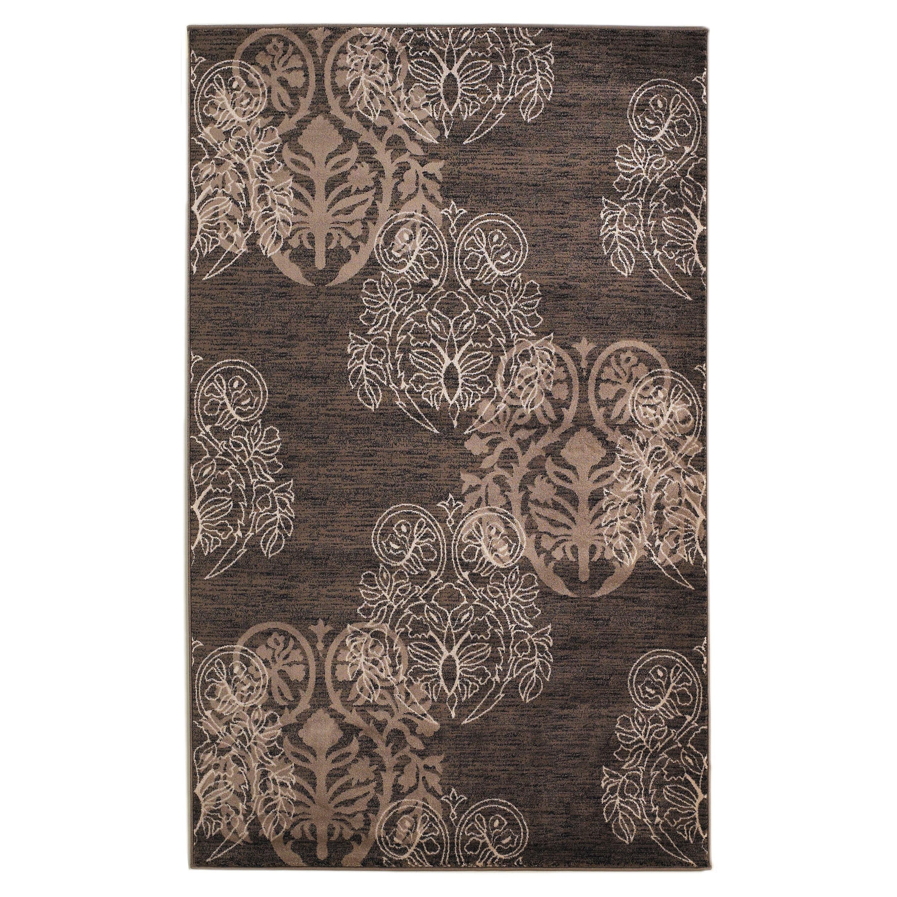 Oh Home Milan Collection Brown/ Beige Area Rug (110 x 210