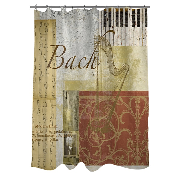 Classic Composers Bach Shower Curtain