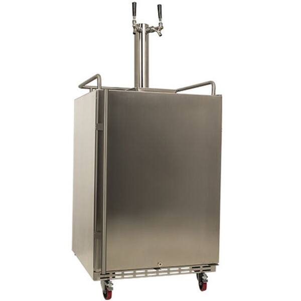Edgestar Full Size Dual Tap Stainless Steel Outdoor Kegerator Sold By Living Direct Overstock 9361185