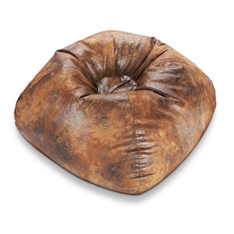Ace Casual 98-inch Faux Leather Polyester Bean Bag