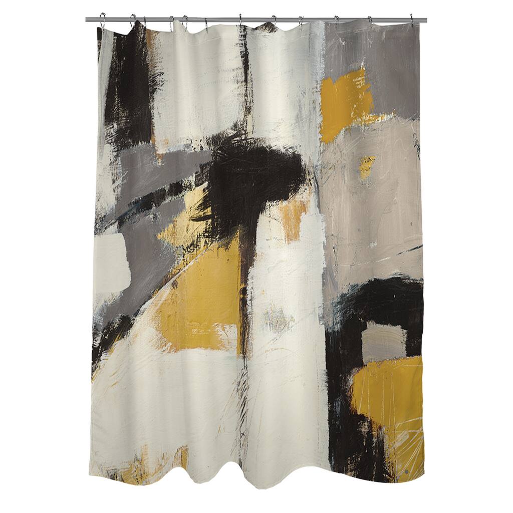 Yellow Catalina I Shower Curtain