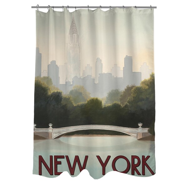 Shop City Skyline New York Shower Curtain On Sale Free Shipping