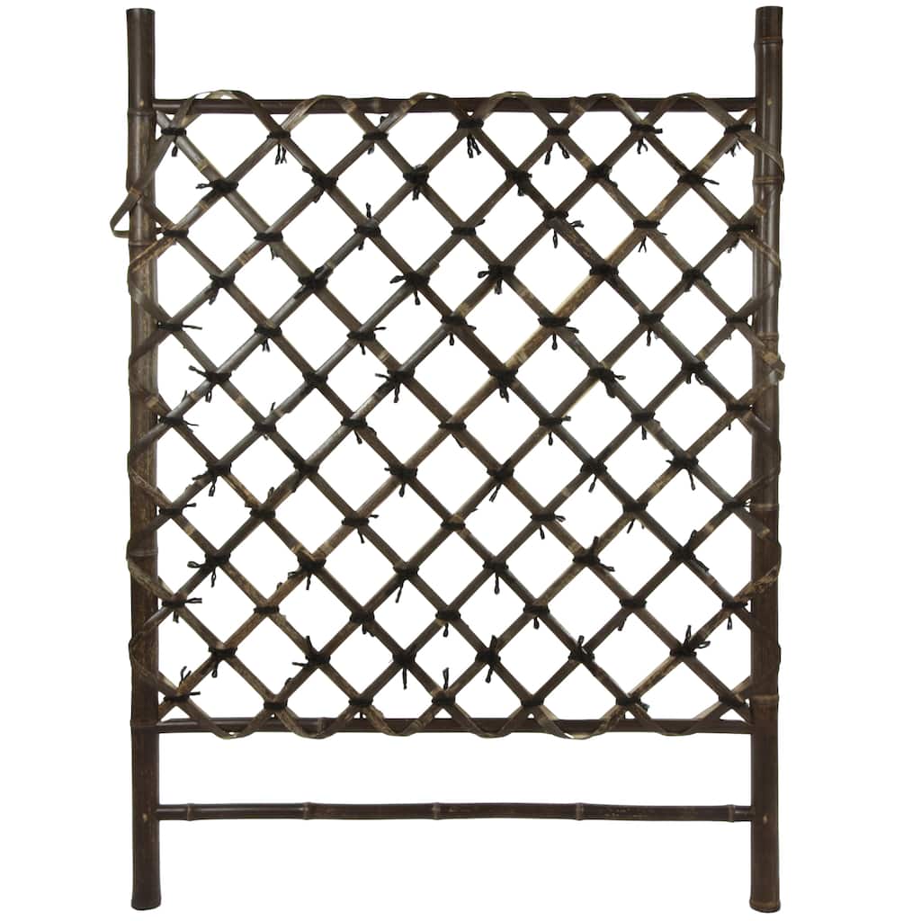 Handmade Buddhist Temple Bamboo Fence Door
