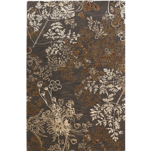 Oh Home Ashton Charcoal/ Gold Area Rug (4 x 6)   16554984