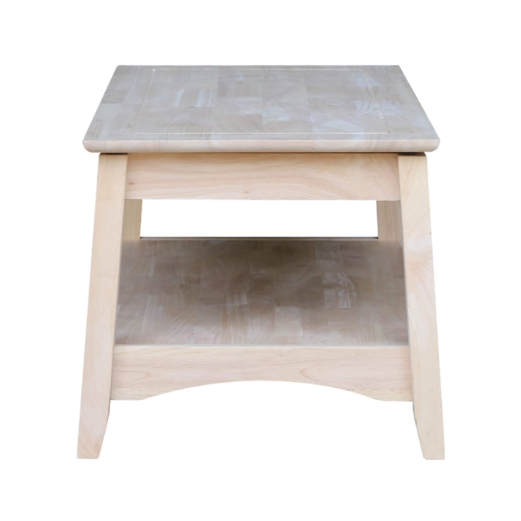 Unfinished Solid Parawood Ay Tall Lift Top Coffee Table Unfinished Solid Parawood Ay Tall Lift Top Coffee Table