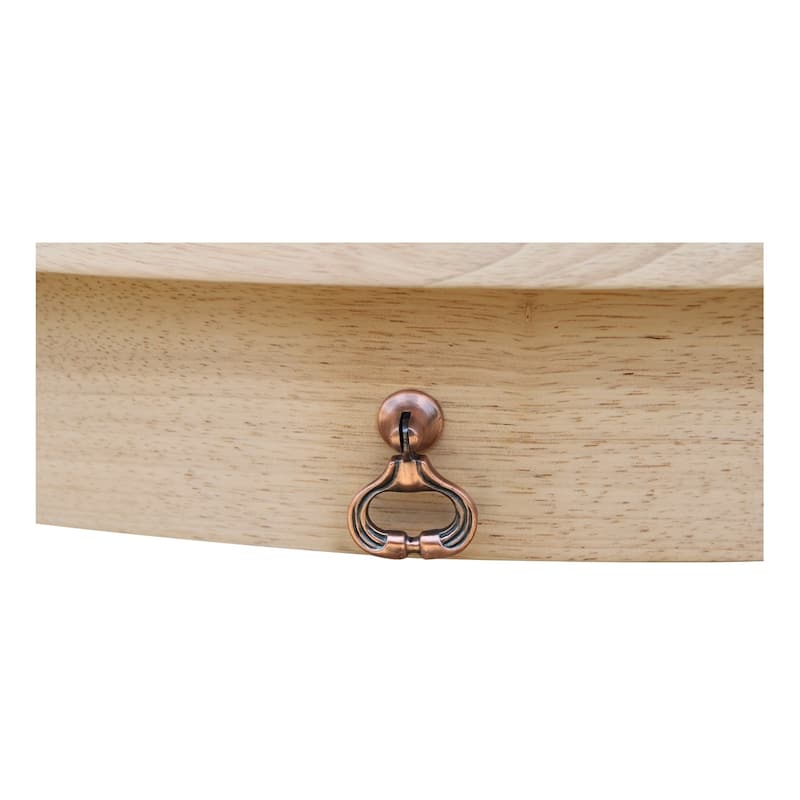 Half-moon Unfinished Modern Console Table