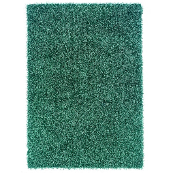 Linon Confetti Turquoise Area Rug - 5' x 8'