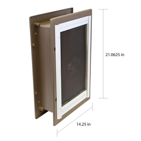 Petsafe Smoke Aluminum Wall Entry Pet Door