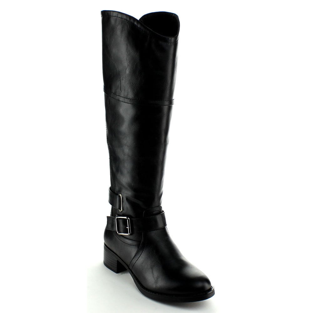 Nature Breeze Womens Jillian 02 Knee high Riding Boots  