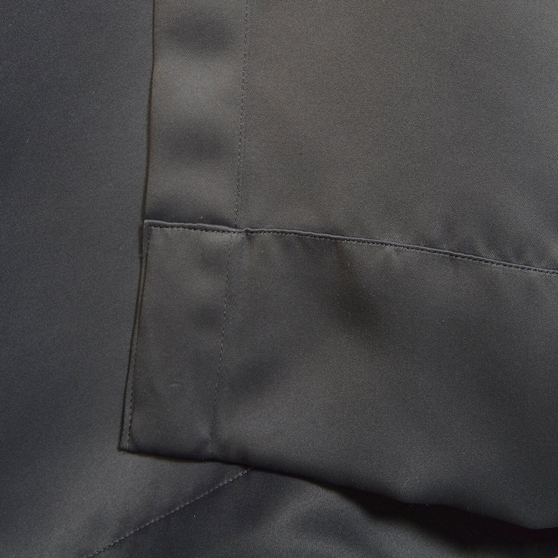 Exclusive Fabrics Anthracite Grey Grommet Room Darkening Curtain Panel Pair (2 Panels)
