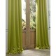 Exclusive Fabrics Green Grommet Top Blackout Curtain Panel ...