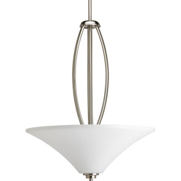 Progress Lighting 3 Light Inverted Pendant Fixture Progress Lighting 3 Light Inverted Pendant Fixture