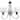 Invite Collection 3-Light Antique Bronze White  Silk Mylar Shade New Traditional Chandelier Light - N/A
