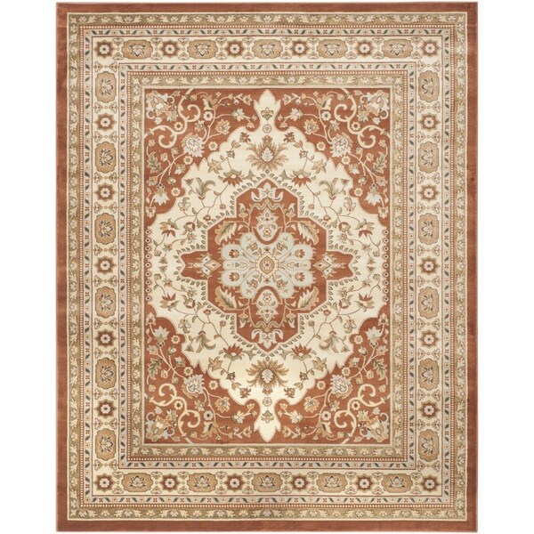 Safavieh Florenteen Rust/ Ivory Rug - 8' x 10'