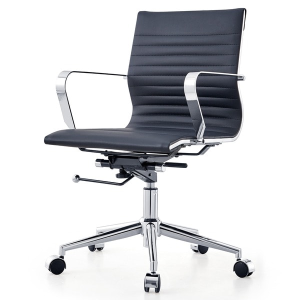 M344 Meelano Navy Blue Modern Office Chair - Free Shipping Today ...