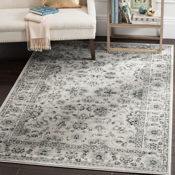 Safavieh Vintage Oriental Grey/ Ivory Distressed Rug - 8' x 11'