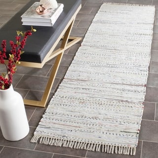 Cotton Southwestern Area Rugs Online At Our Safavieh Hand Woven Rag Rug White Cotton 2 3