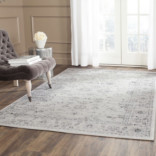 Safavieh Vintage Oriental Grey/ Ivory Distressed Rug (9' x 12')