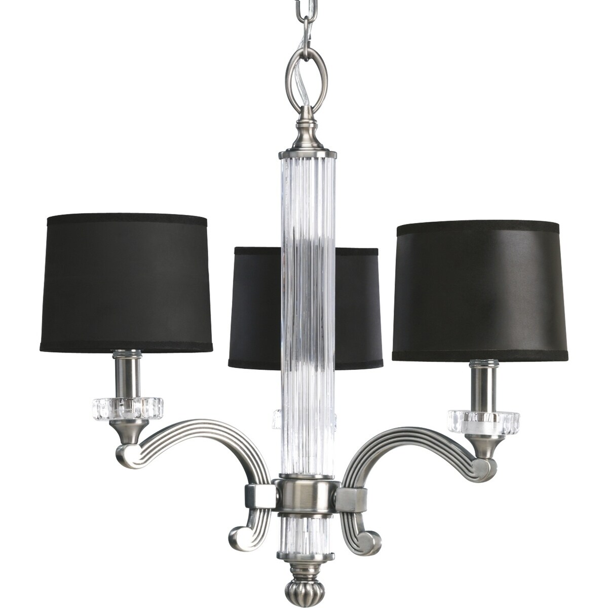 Progress Lighting Roxbury Collection 3-Light Classic Silver Chandelier Lighting Fixture - N/A (Roxbury 3-light Classic Silver Chandelier) - Chandeliers For Bedrooms by Overstock.com
