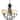 Torino Collection 5-Light Forged Bronze Tea-Stained Glass Transitional Chandelier Light - N/A