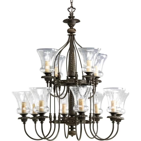 Progress Lighting Fiorentino Collection 12-Light Forged Bronze ...