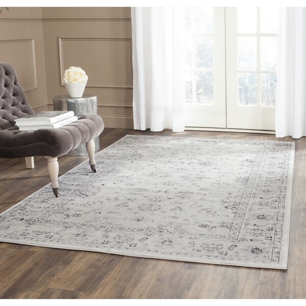 Safavieh Vintage Oriental Grey/ Ivory Distressed Rug (5'1 x 7'7) Free