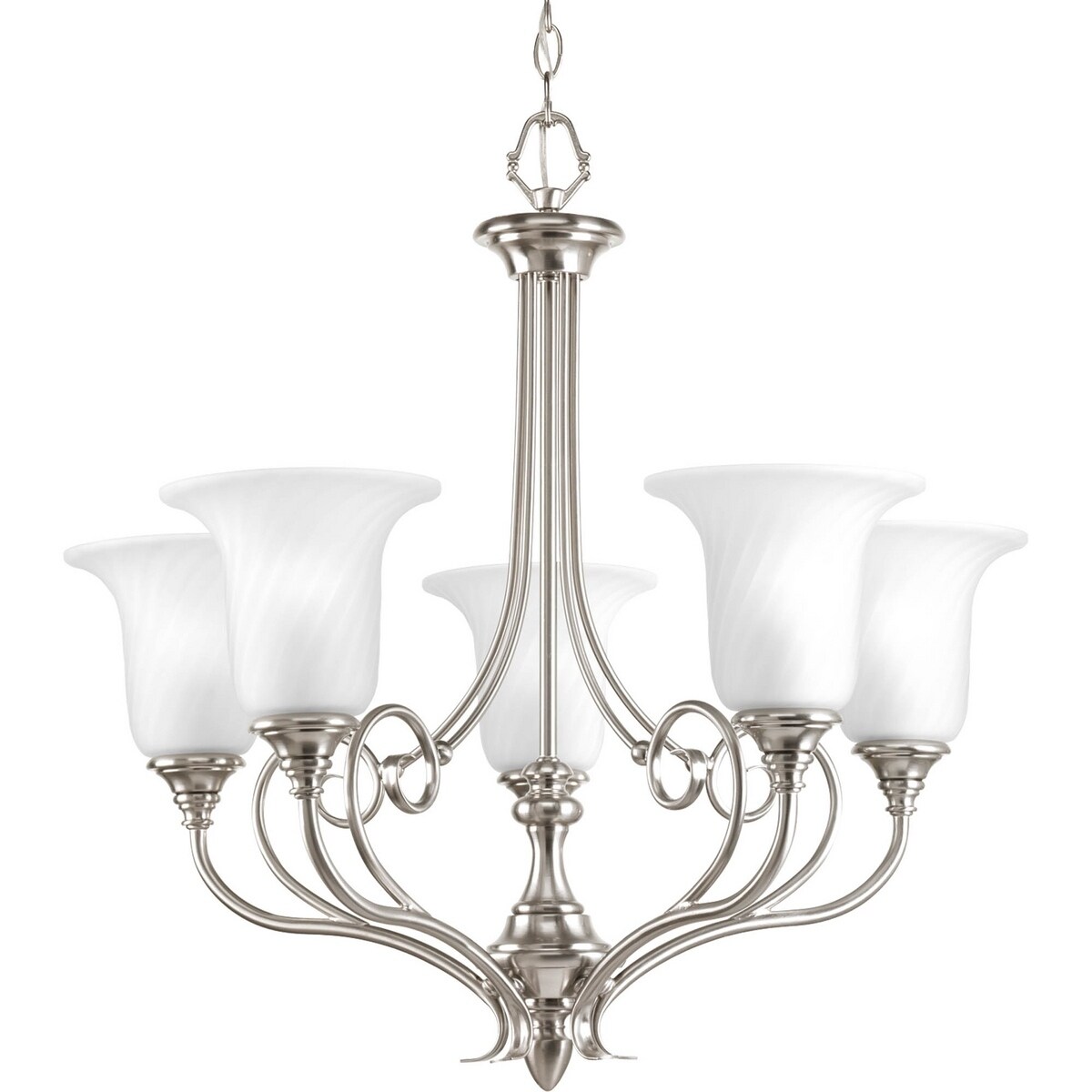 Progress Lighting 5-light Chandelier Lighting Fixture - N/A (5-Lt. chandelier) - Chandeliers For Bedrooms by Overstock.com