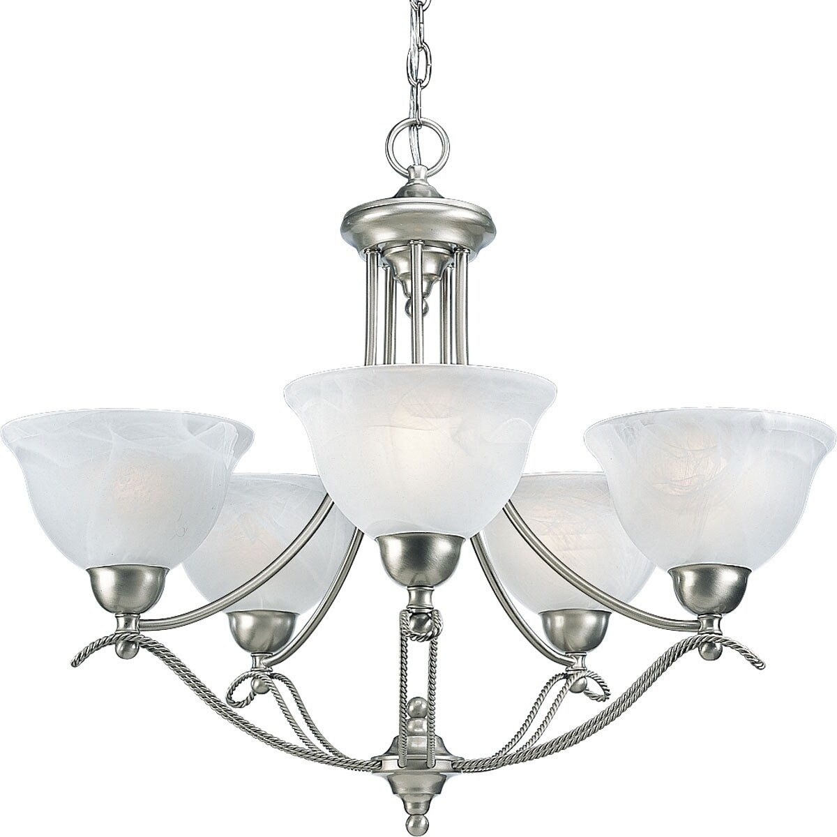 Progress Lighting 5-light Chandelier Lighting Fixture - N/A (5-Lt. chandelier) - Chandeliers For Bedrooms by Overstock.com