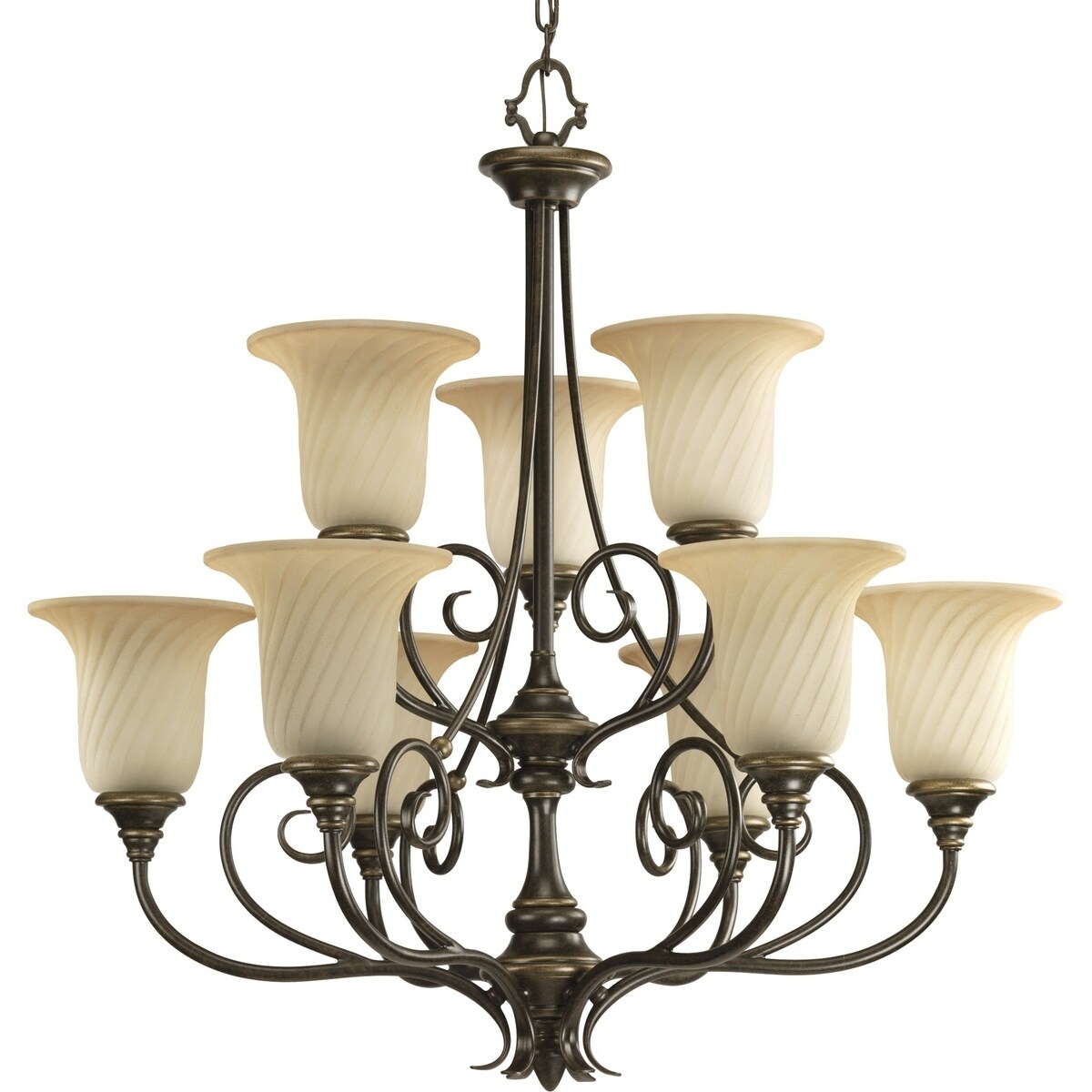 Progress Lighting 9-light Chandelier Lighting Fixture - N/A (9-Lt. chandelier) - Chandeliers For Bedrooms by Overstock.com
