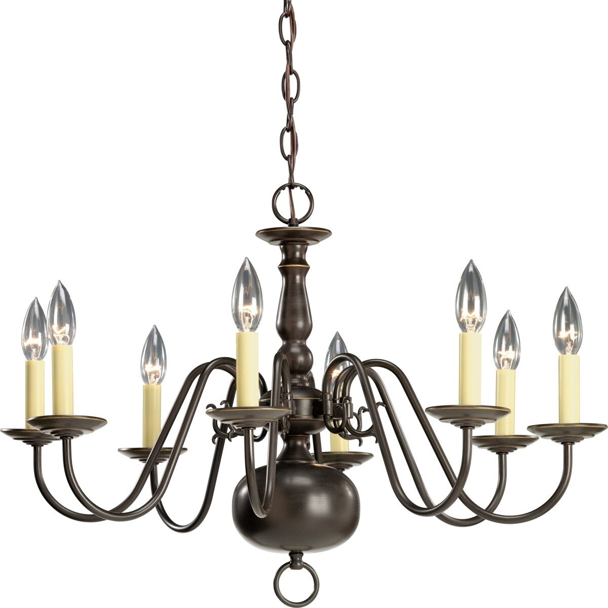 Progress Lighting 8-light Chandelier Lighting Fixture - N/A (8-Lt. chandelier) - Chandeliers For Bedrooms by Overstock.com