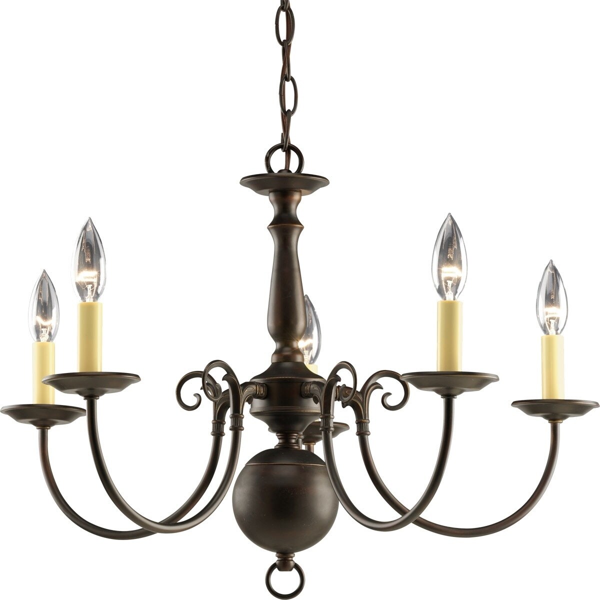 Progress Lighting 5-light Chandelier Lighting Fixture - N/A (5-Lt. chandelier) - Chandeliers For Bedrooms by Overstock.com