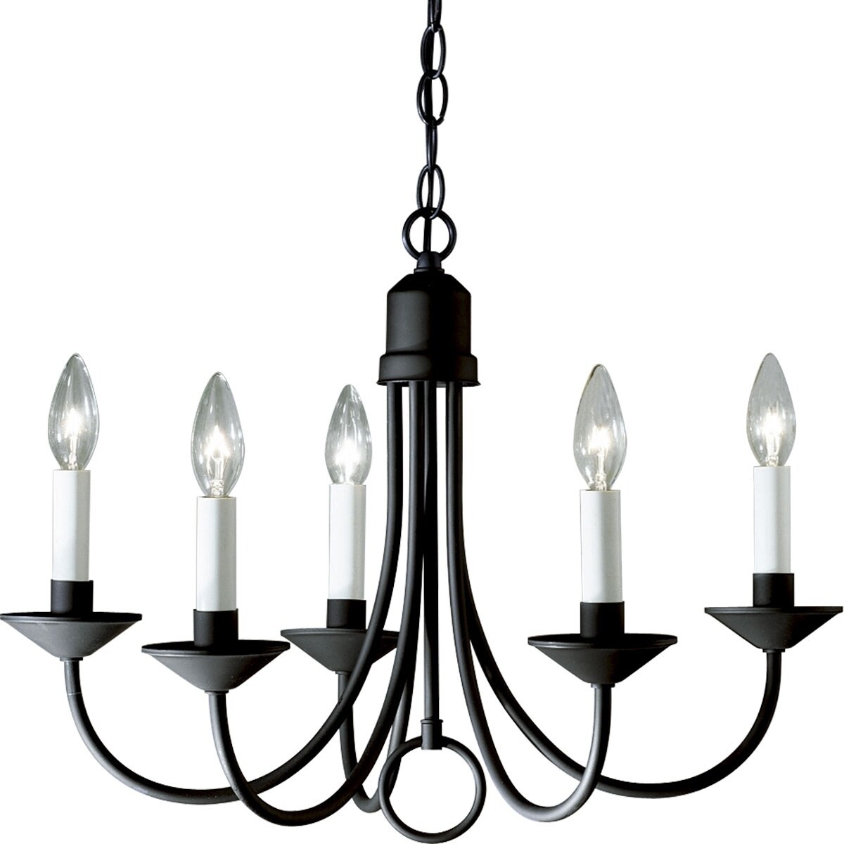 Progress Lighting 5-light Chandelier Lighting Fixture - N/A (5-Lt. chandelier) - Chandeliers For Bedrooms by Overstock.com