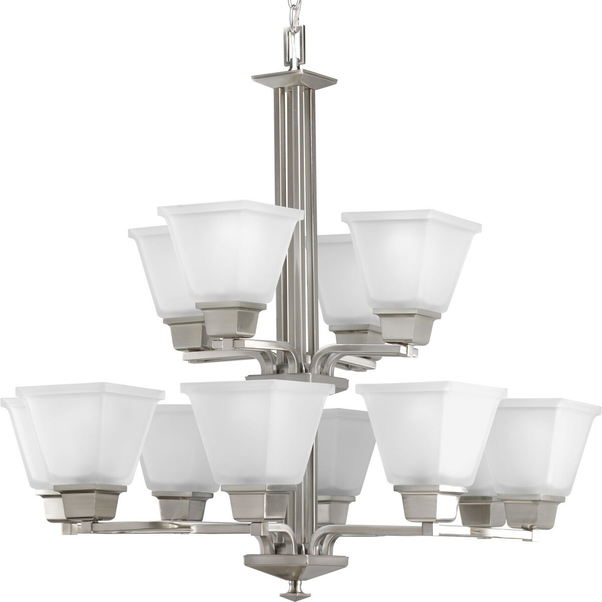 Progress Lighting 12-light Chandelier Lighting Fixture - N/A (12-Lt. chandelier) - Chandeliers For Bedrooms by Overstock.com