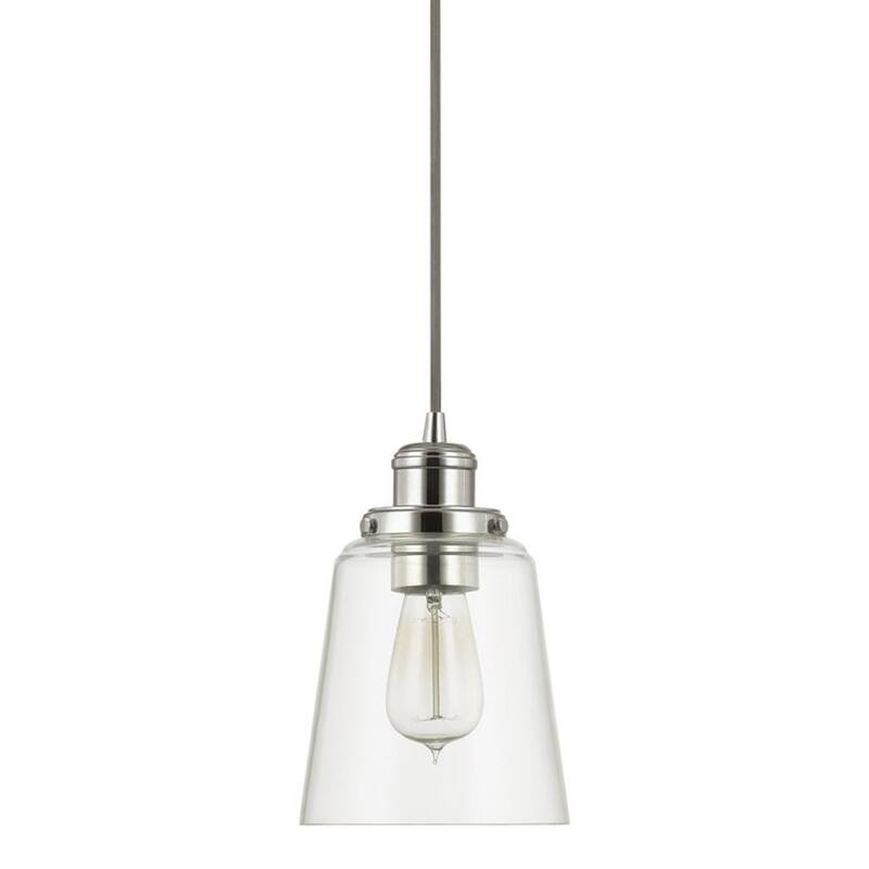 Urban 1-light Polished Nickel Mini-Pendant - Polished Nickel - Polished Nickel