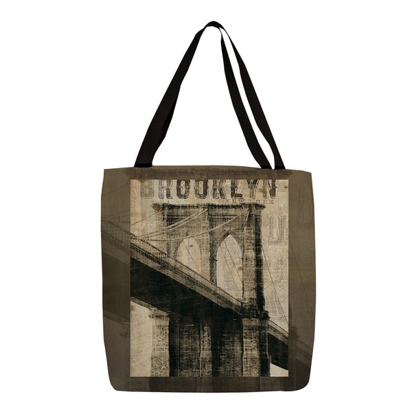 Thumbprintz Vintage NY Brooklyn Print Tote