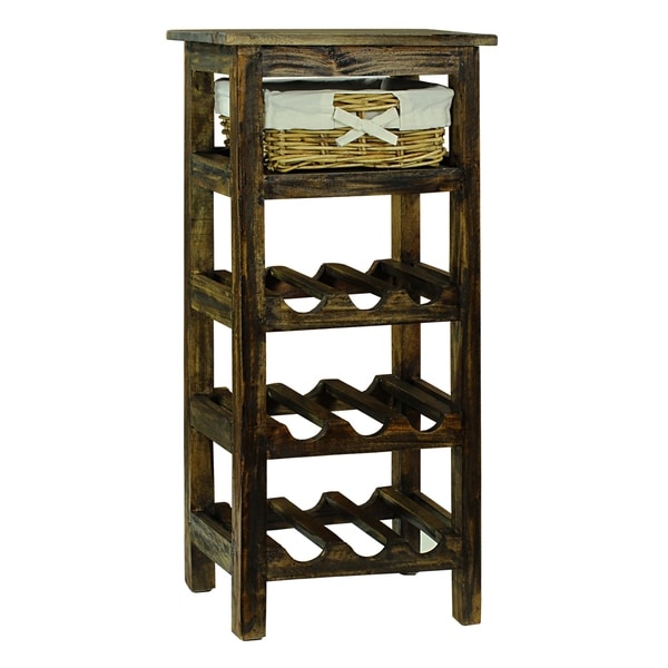 Monet Brown Wine Rack