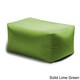 Leon Outdoor Patio Bean Bag Ottoman - Thumbnail 7